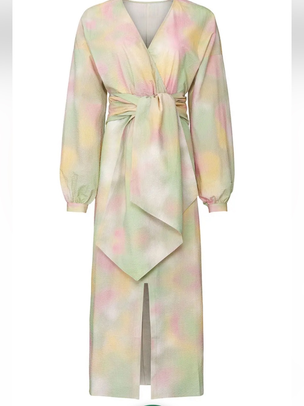 Just Female Pastel Tie-Dye Maxi Skirt in Mint, Pink & Yellow